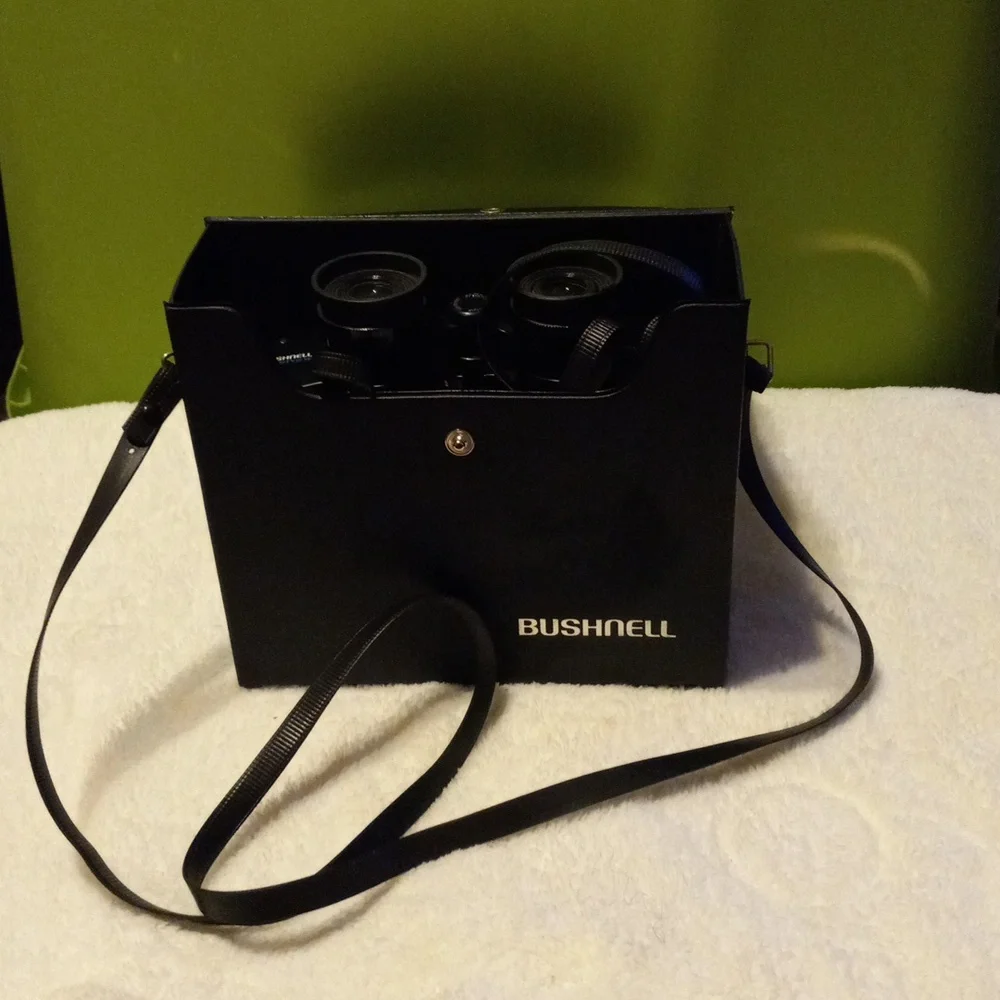 Vintage Bushnell sportsview fully coated optical binoculars Flat 1000yards